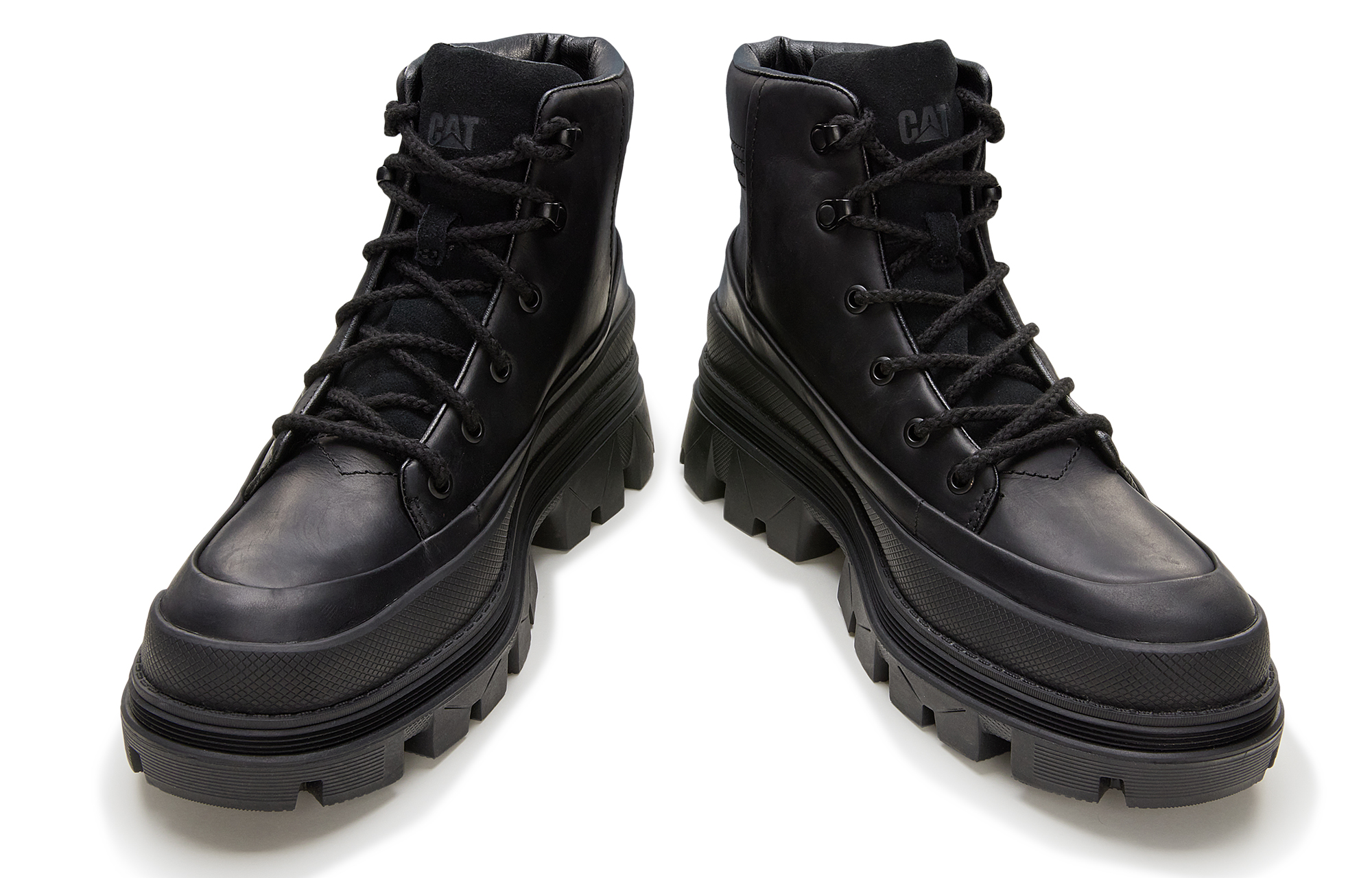 Ботинки унисекс CAT HARDWEAR черные, 37 EU