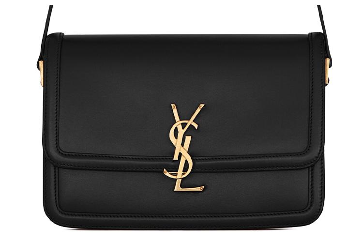 Сумка женская SAINT LAURENT Monogram черная-золотая