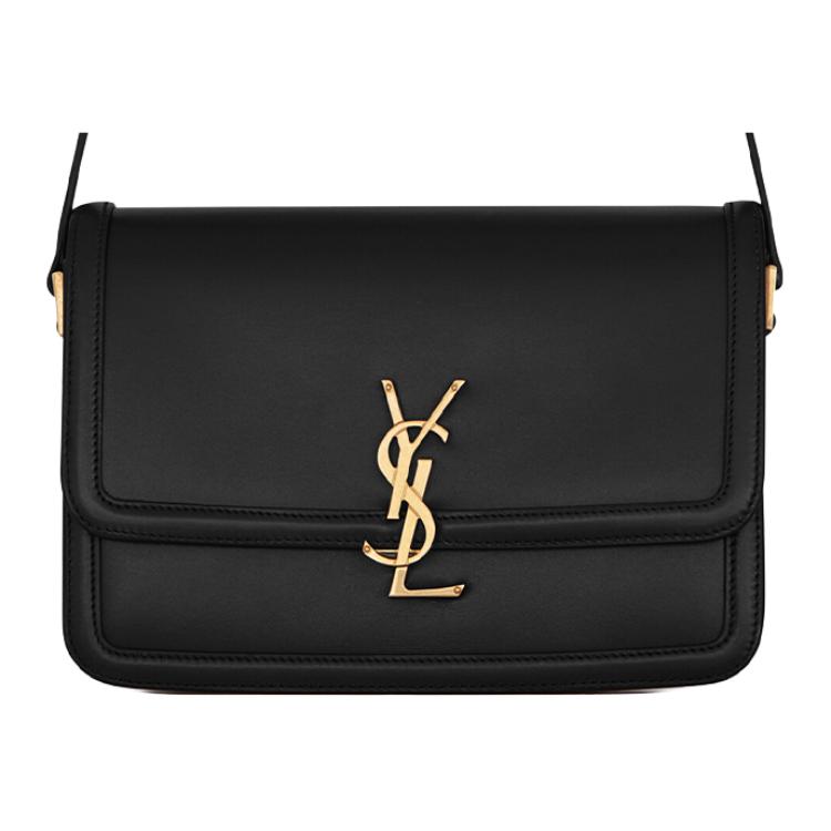 Сумка женская SAINT LAURENT Monogram черная-золотая