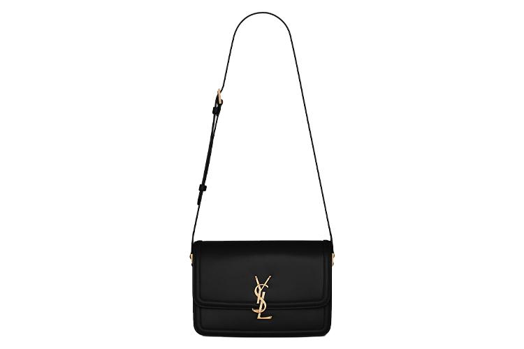 Сумка женская SAINT LAURENT Monogram черная-золотая