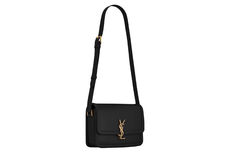 Сумка женская SAINT LAURENT Monogram черная-золотая