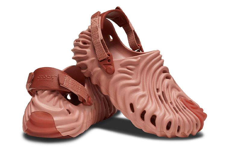 Шлепанцы унисекс Crocs Salehe Bembury X Pollex Kuwata, pink-red, 46-47 EU