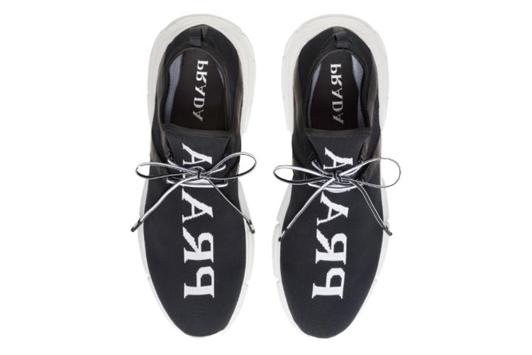 Кроссовки мужские PRADA 4E3492_3V98_F0967 черные, 43 EU