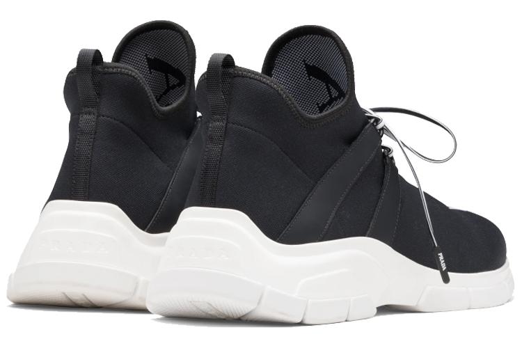 Кроссовки мужские PRADA 4E3492_3V98_F0967 черные, 43 EU