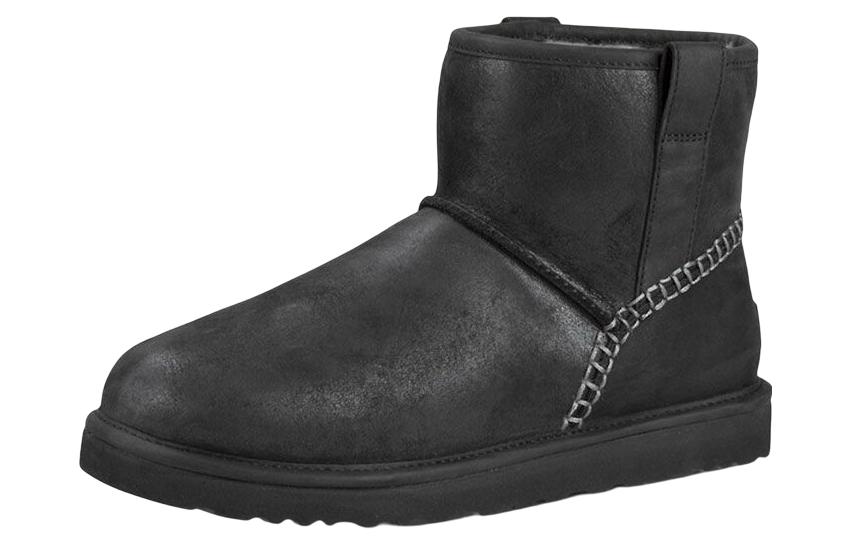 Зимние ботинки мужские UGG Australia Classic Mini Stitch черные, 43 EU