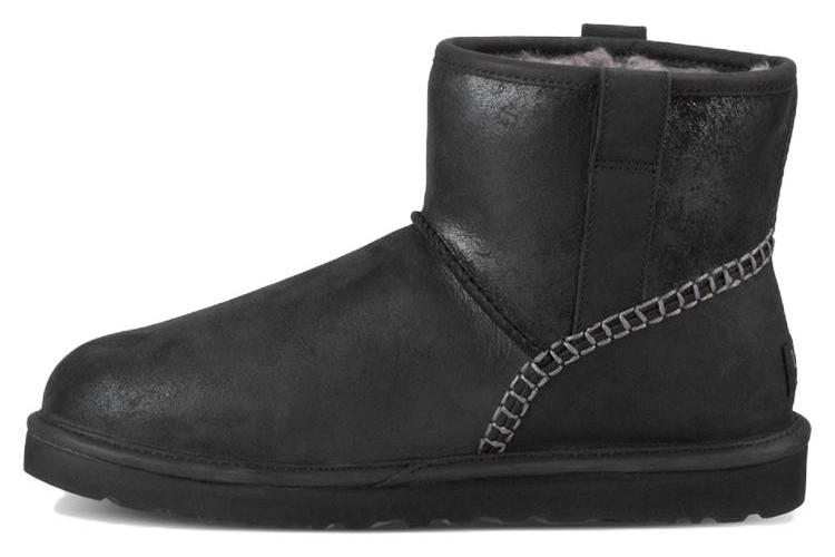 Зимние ботинки мужские UGG Australia Classic Mini Stitch черные, 43 EU