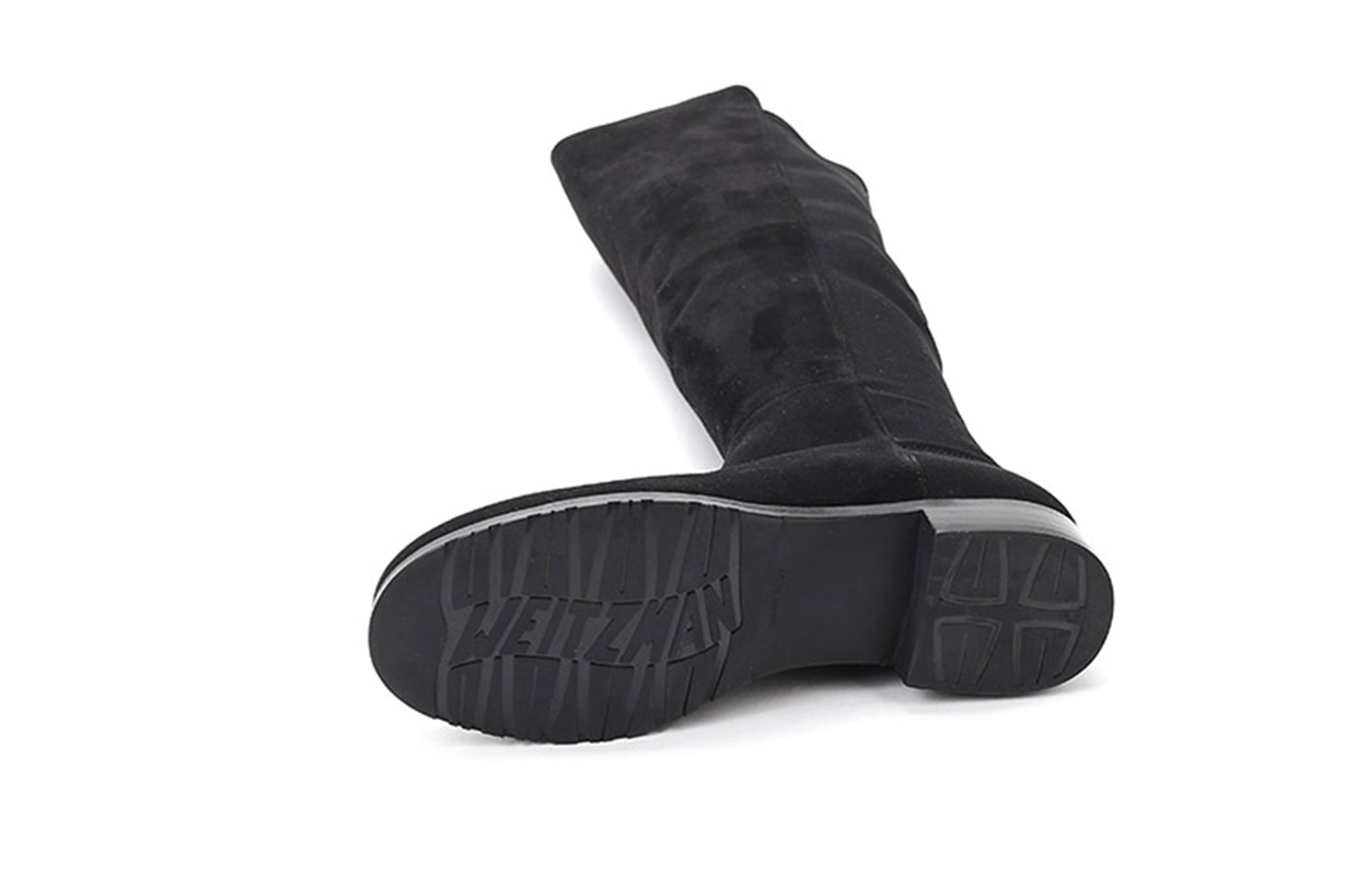 Ботфорты женские Stuart Weitzman SW 5050 черные, 38.5 EU