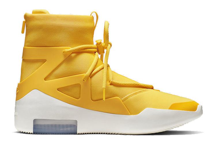 Кроссовки мужские Nike Air Fear Of God 1 желтые, 40.5 EU