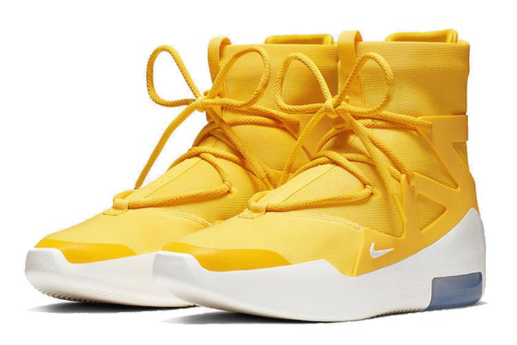 Кроссовки мужские Nike Air Fear Of God 1 желтые, 40.5 EU