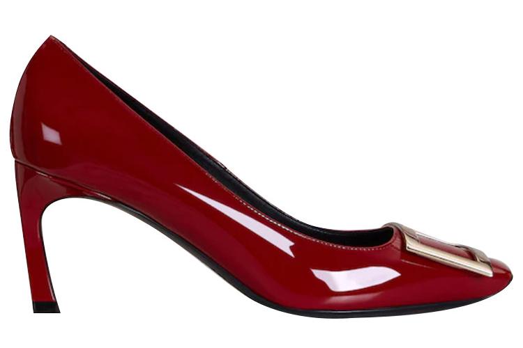 Туфли женские Roger Vivier Buckled Pumps красные, 37 EU