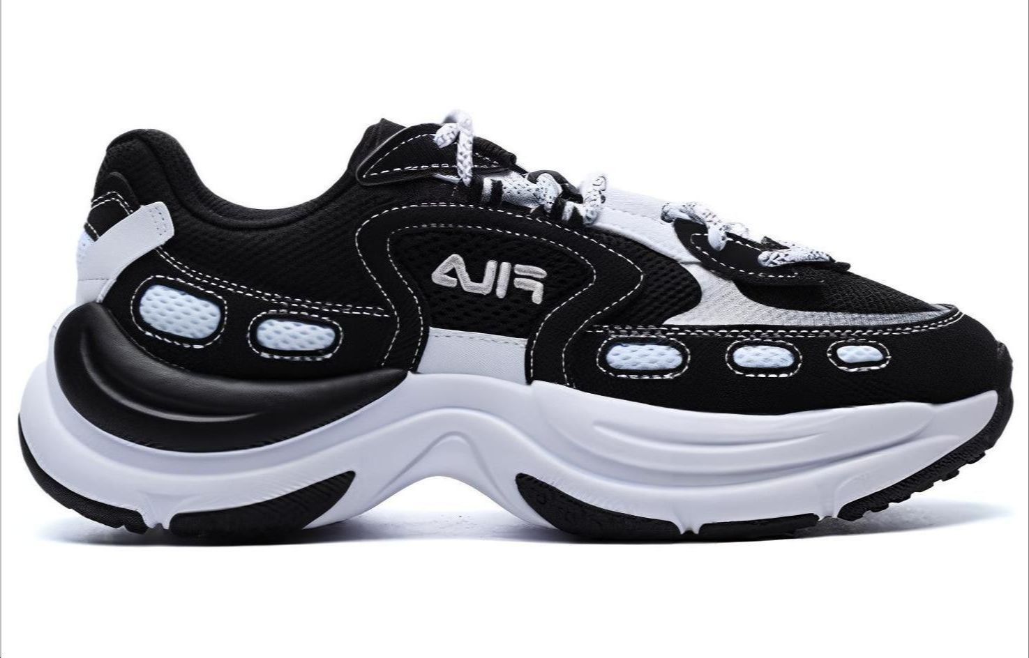 Кроссовки женские FILA Arch Vintage черные, белые, 38 EU