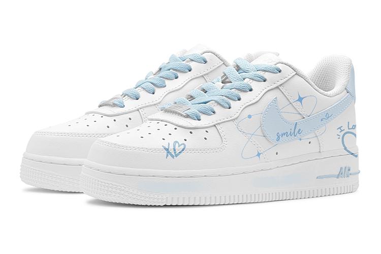 Кеды женские Nike Air Force 1 Low GS, sky blue, 37.5 EU