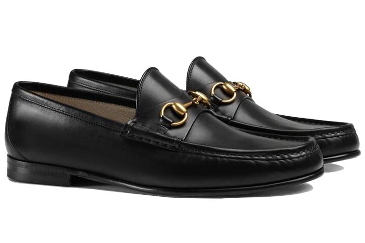 Ботинки мужские GUCCI 1953 Horsebit черные, 42 EU