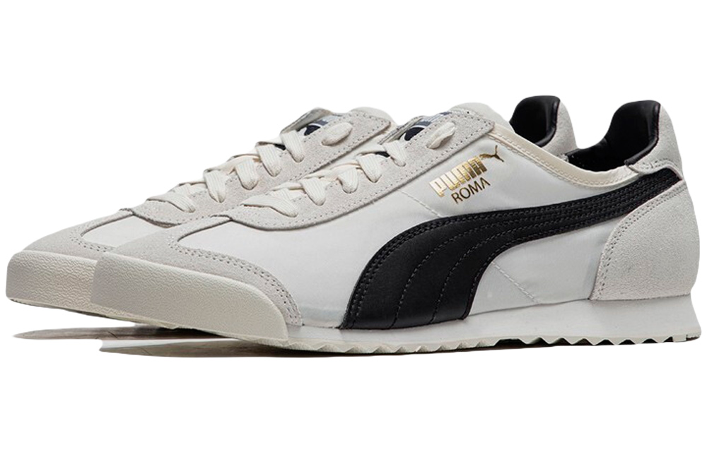 Кроссовки унисекс PUMA Roma Og Nylon whisper white black, 44 EU