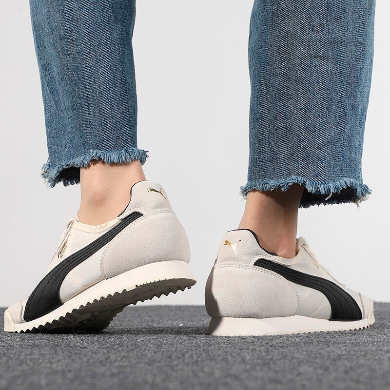 Кроссовки унисекс PUMA Roma Og Nylon whisper white black, 44 EU