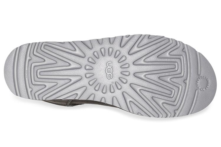 Снежные ботинки мужские UGG Classic Mini Fleece Lined темно-серые, 42 EU