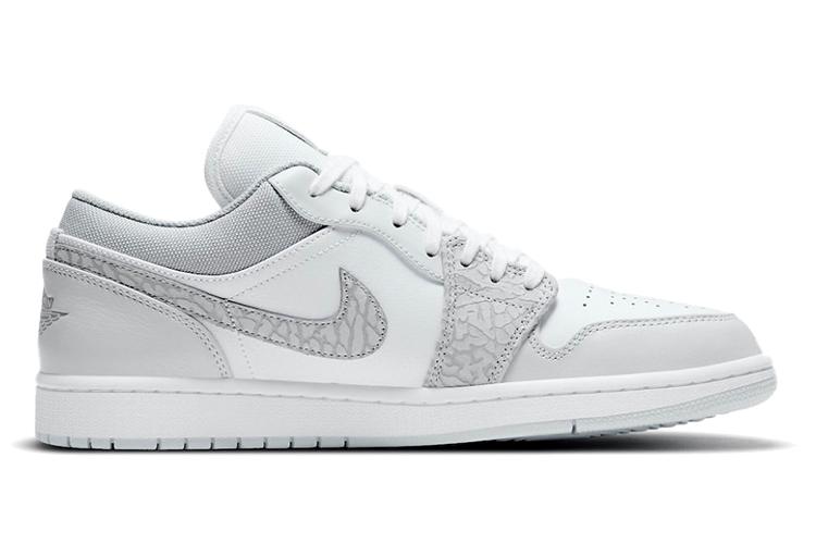 Кеды мужские Jordan 1 Low PRM Smoke Grey Elephant, smoke grey elephant, 44 EU