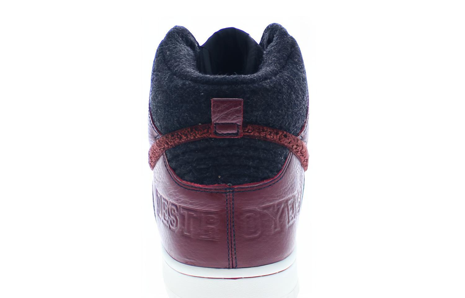 Кроссовки мужские Nike Dunk Sb High Destroyer, burgundy-black, 41 EU