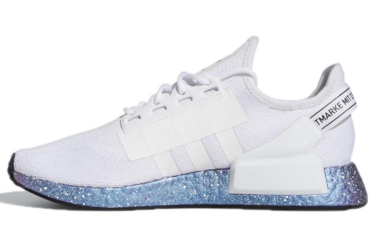 Кроссовки унисекс Adidas NMD R1 V2 белые, 43 1/3 EU