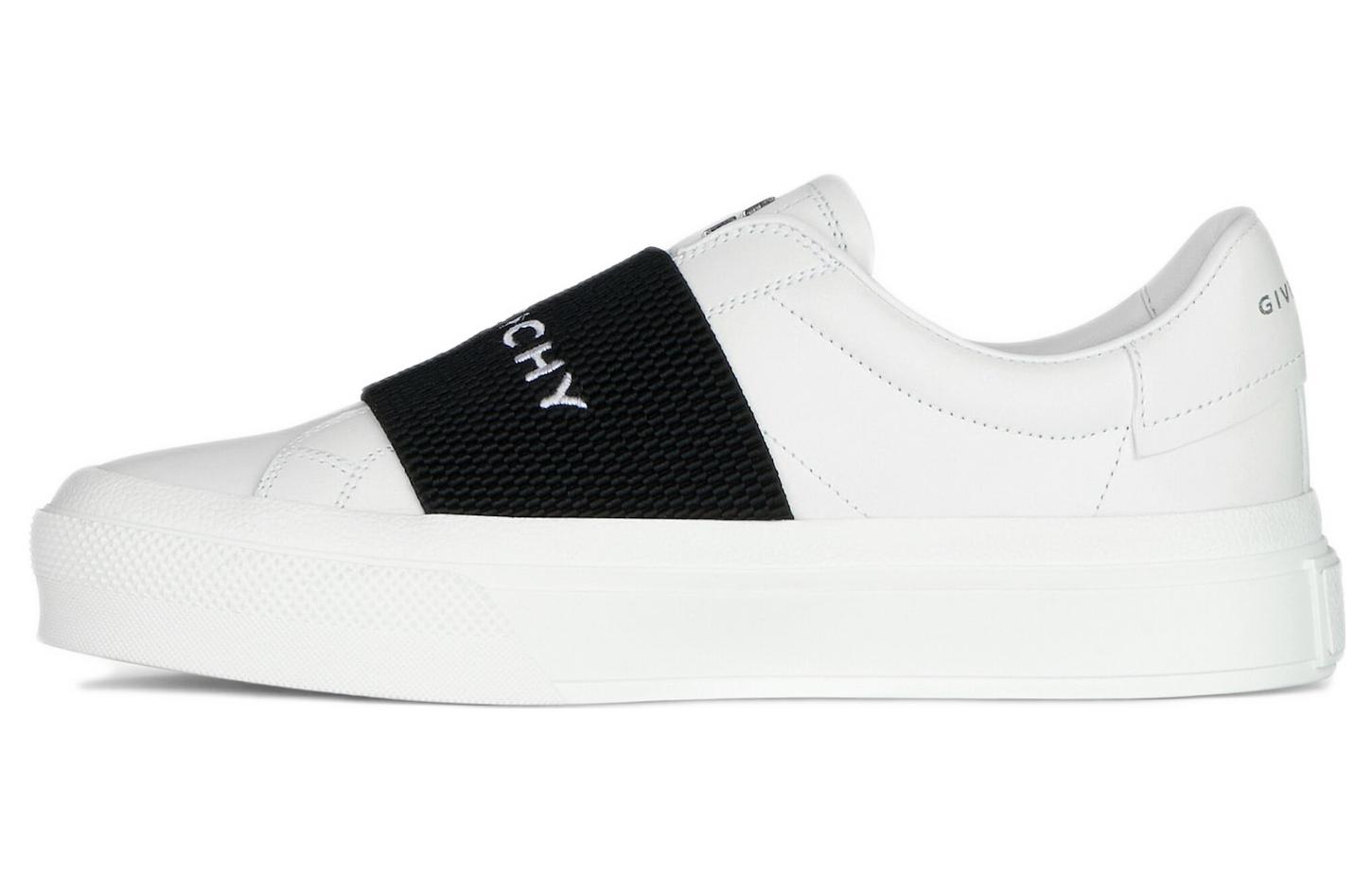 Кеды женские Givenchy City Court Webbing белые и черные