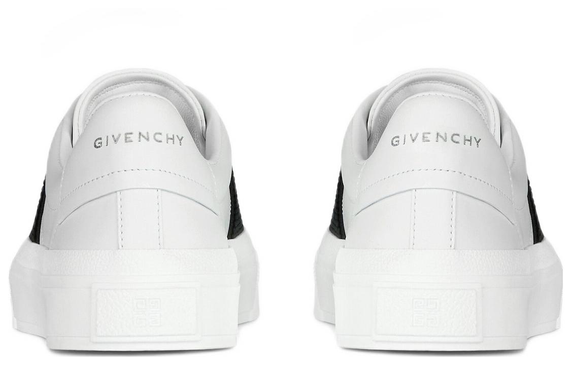 Кеды женские Givenchy City Court Webbing белые и черные
