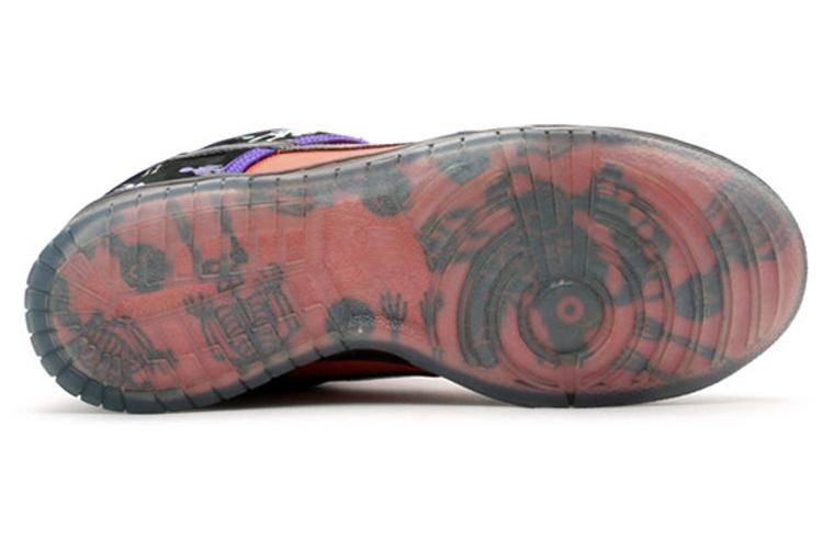 Кеды мужские Nike SB Dunk Low Day Of The Dead оранжевые-черные, 41 EU