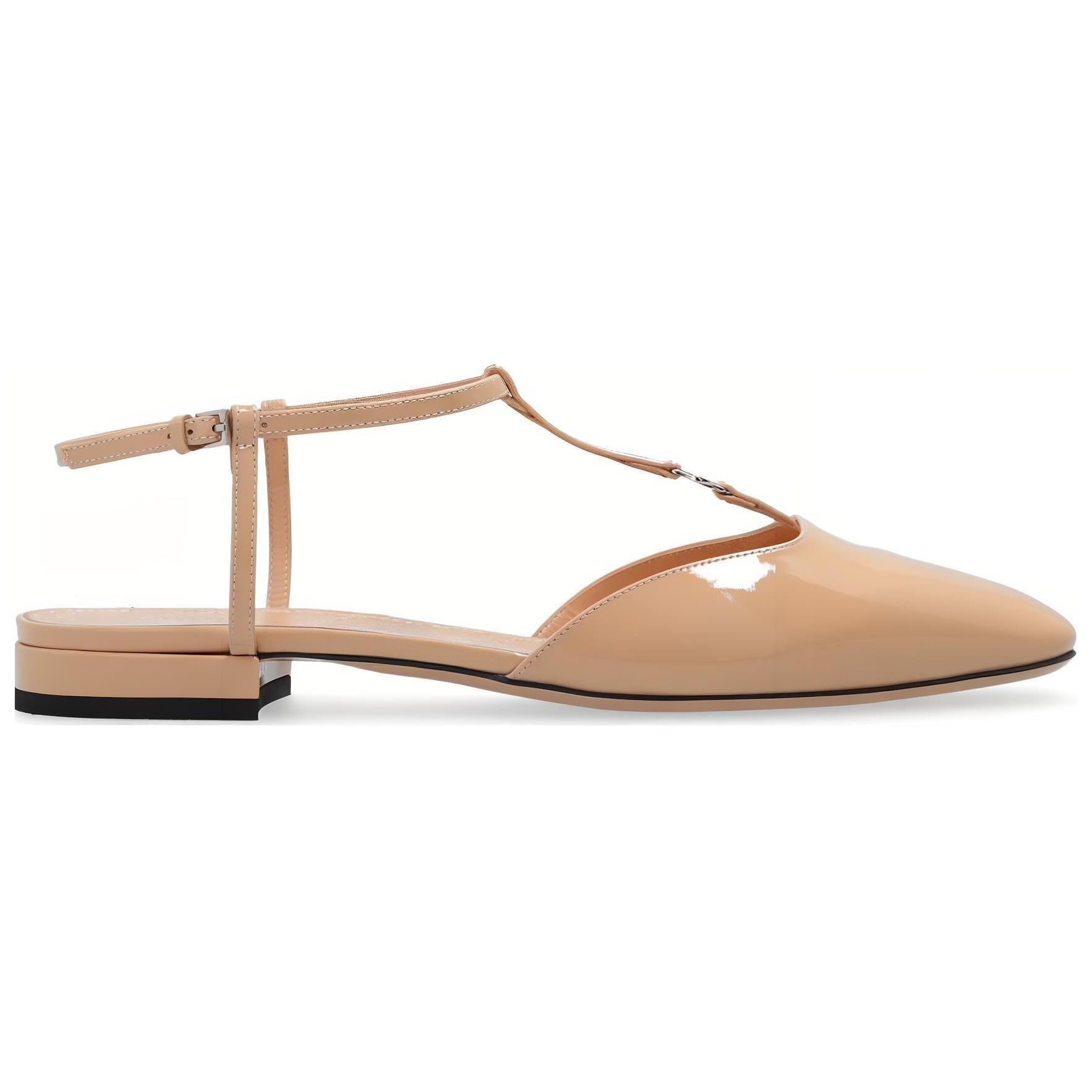 Мокасины женские GUCCI 754136 BNC00 6705 нюдовые, 37 EU