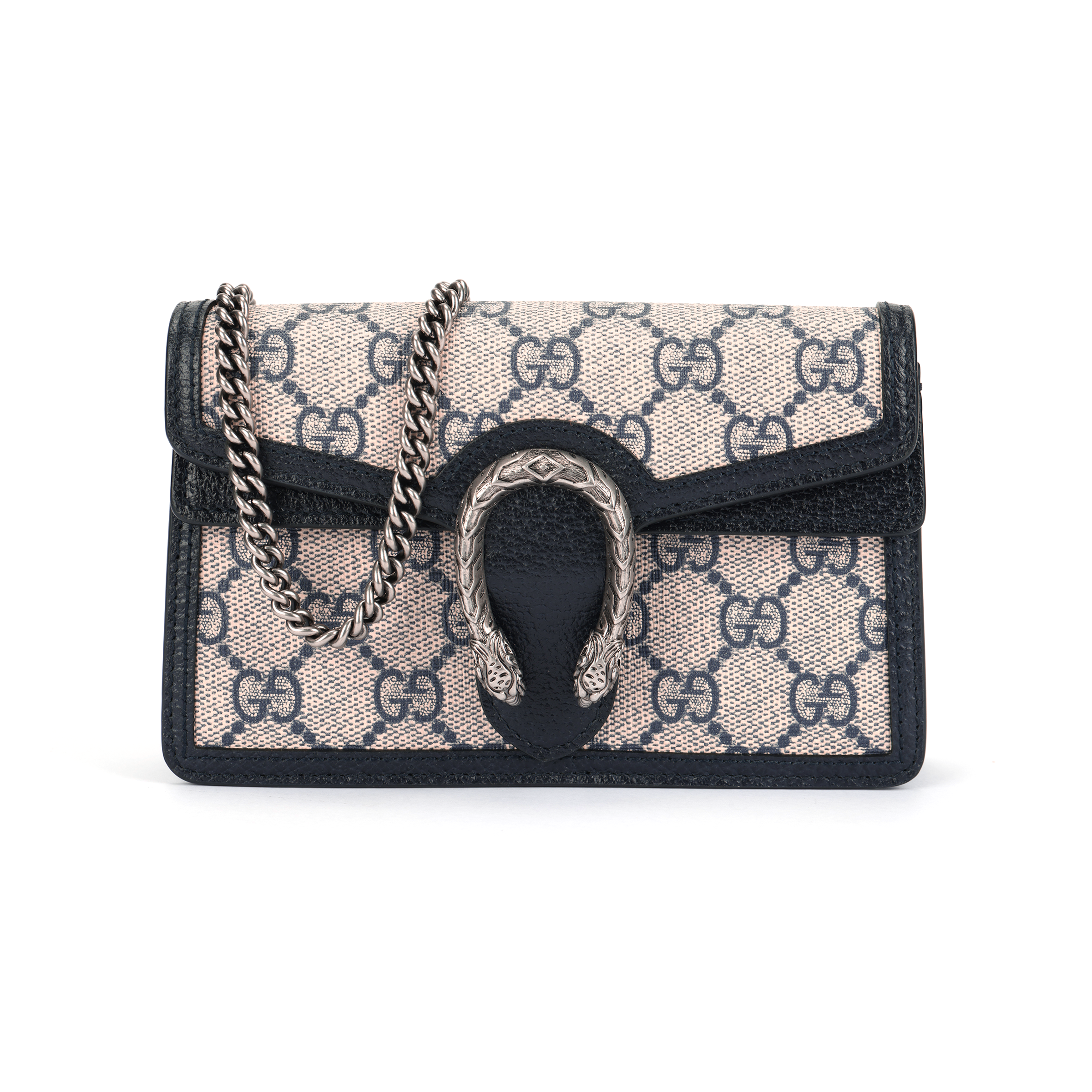 Сумка женская GUCCI Dionysus Extra Mini синий и бежевый