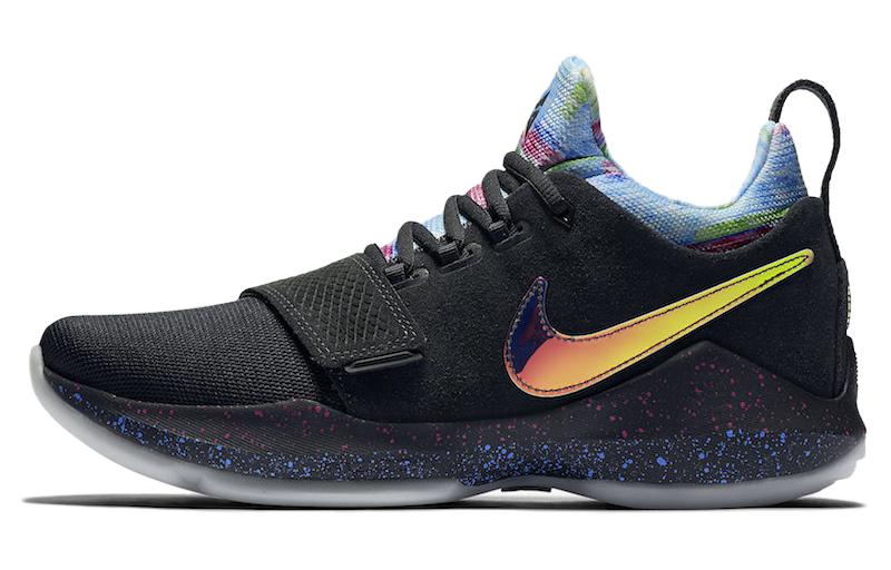 Кроссовки мужские Nike Pg 1 Eybl черные-синие, 44 EU