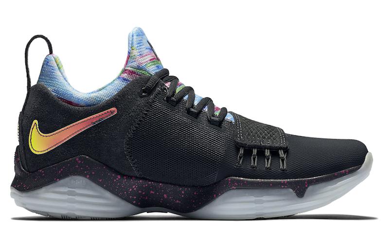 Кроссовки мужские Nike Pg 1 Eybl черные-синие, 44 EU