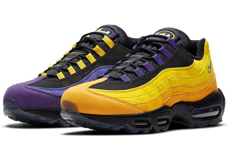 Кроссовки мужские Nike Air Max 95 Nrg LeBron Lakers желтые