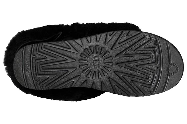 Угги женские UGG Classic Bling Button черные