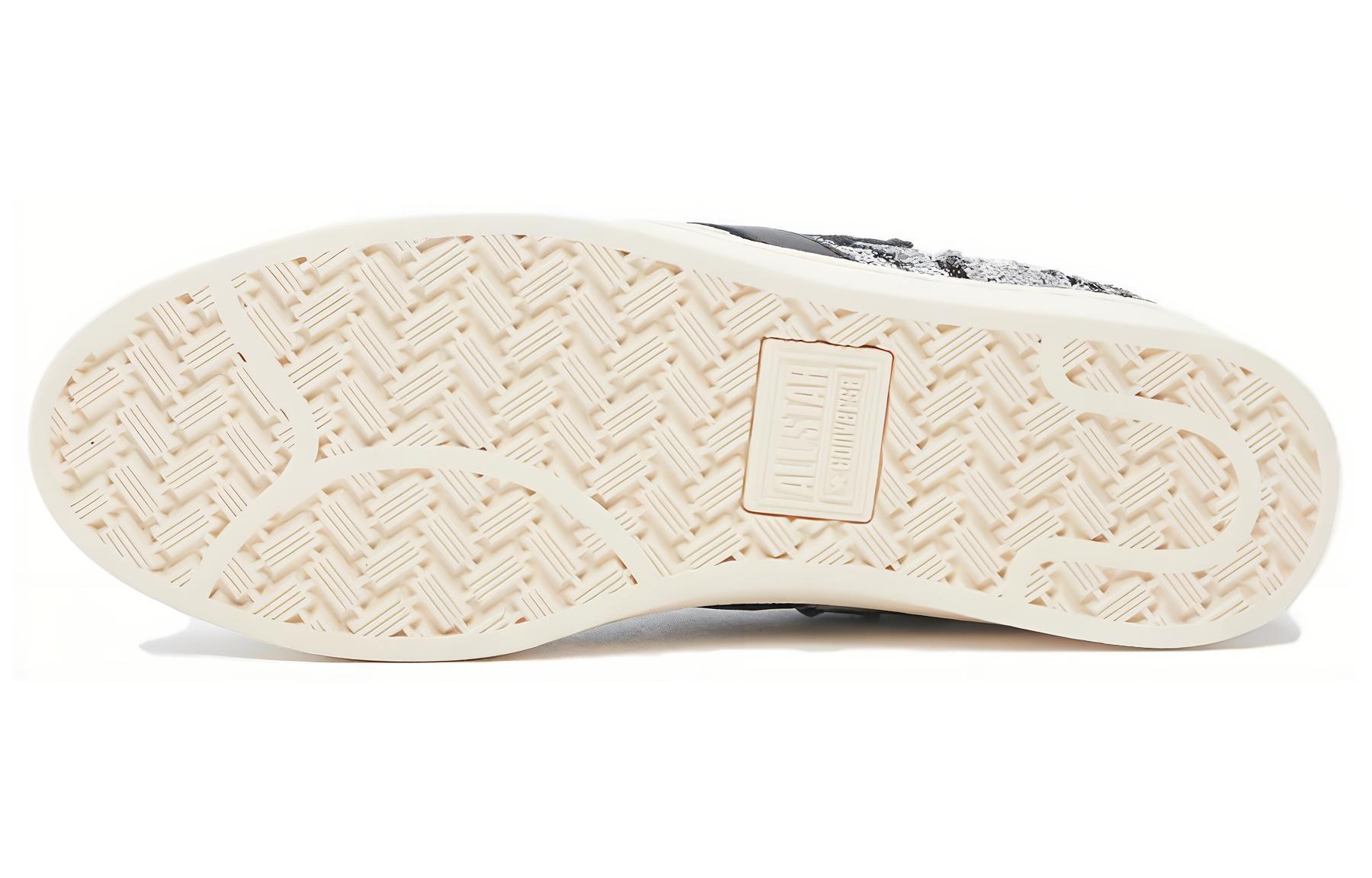 Кеды унисекс Converse Pro Leather Mid Sequin серебристо-черные, 35.5 EU