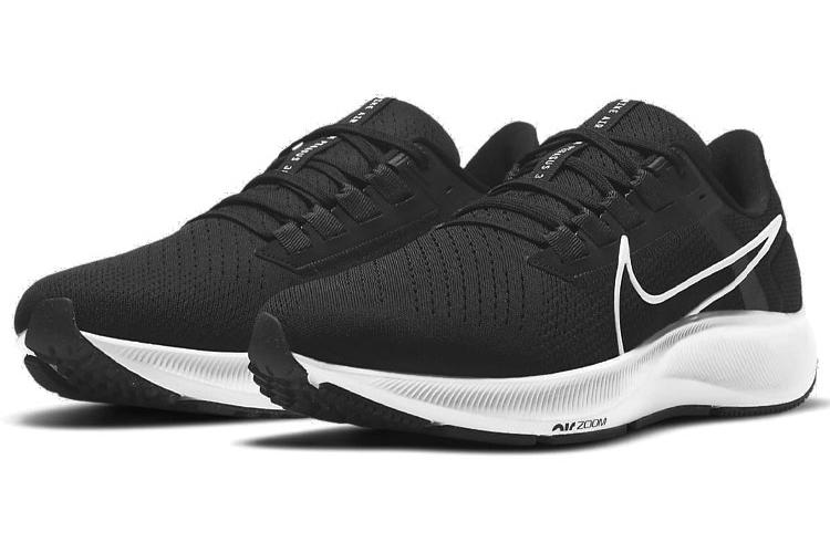 Кроссовки мужские Nike Air Zoom Pegasus 38 черно-белые, 45 EU