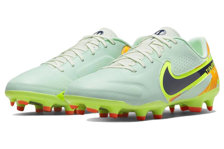 Футбольные бутсы Nike Tiempo Legend 9 Academy зеленые-желтые, 40.5 EU