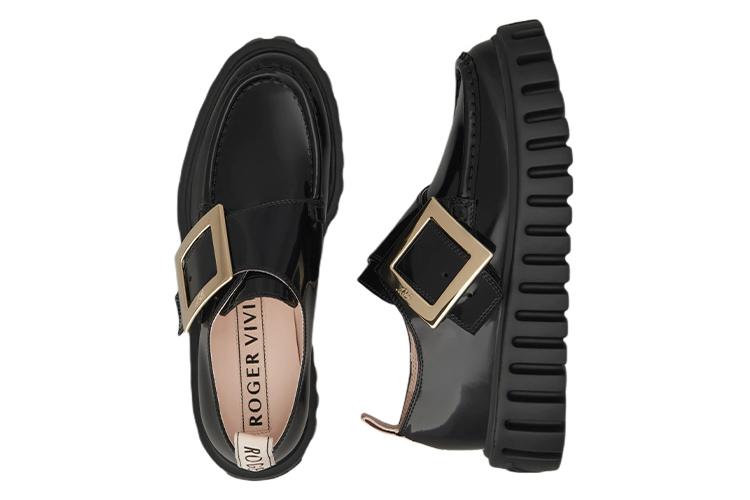 Лоферы женские Roger Vivier RVW64632110MRKB999 черные, 40 EU