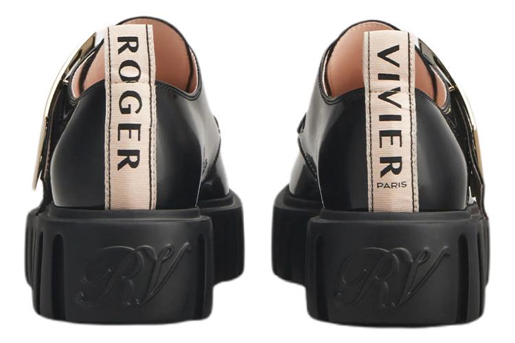 Лоферы женские Roger Vivier RVW64632110MRKB999 черные, 40 EU