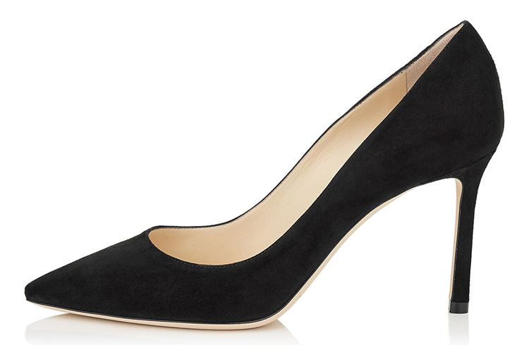 Туфли женские Jimmy Choo Romy 85 черные-бежевые, 35 EU