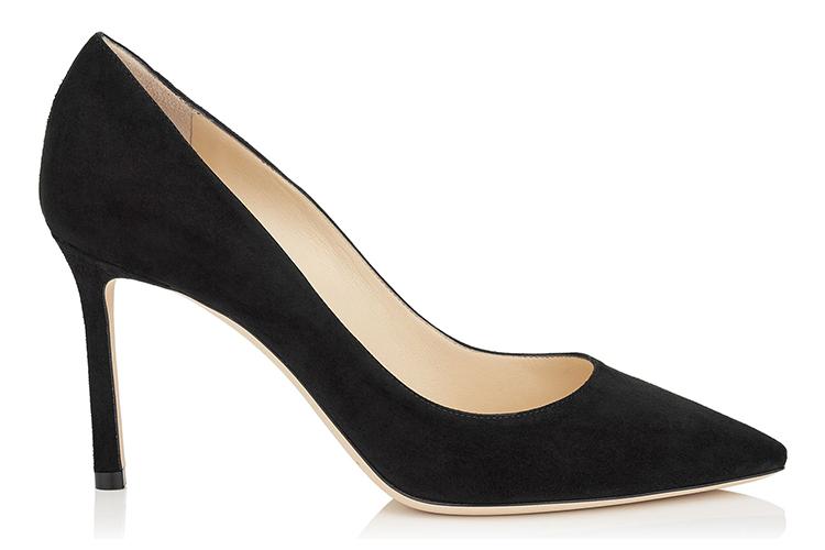 Туфли женские Jimmy Choo Romy 85 черные-бежевые, 35 EU