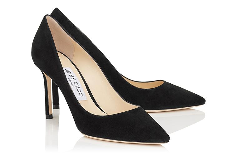 Туфли женские Jimmy Choo Romy 85 черные-бежевые, 35 EU
