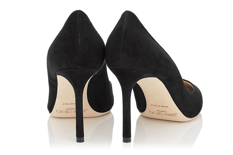 Туфли женские Jimmy Choo Romy 85 черные-бежевые, 35 EU