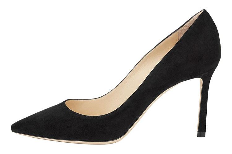Туфли женские Jimmy Choo Romy 85 черные-бежевые, 35 EU