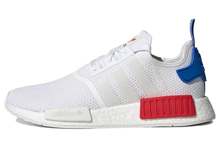 Кроссовки унисекс Adidas Nmd_R1 синие/белые, 37 1/3 EU