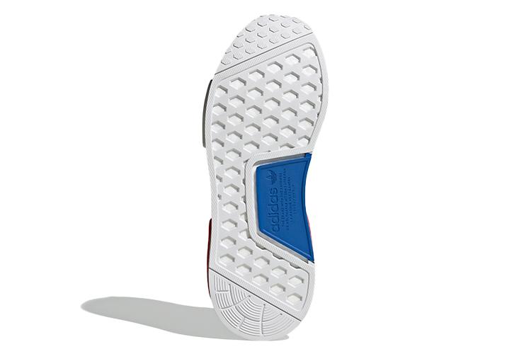 Кроссовки унисекс Adidas Nmd_R1 синие/белые, 37 1/3 EU