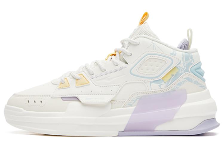 Кроссовки женские Erke Yeyan Banquet белые, фиолетовые