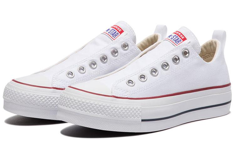 Кеды женские Converse Chuck Taylor All Star Lift Slip Ox белые, 35 EU