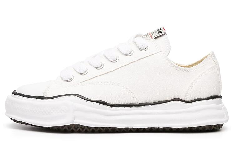 Кроссовки унисекс Maison MIHARA YASUHIRO Peterson Low Canvas белые
