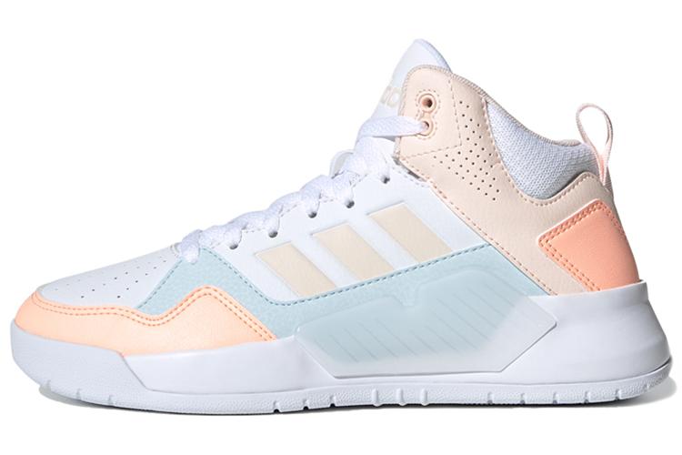 Кеды женские Adidas Neo Play9tis 2.0 белые, оранжевые, синие