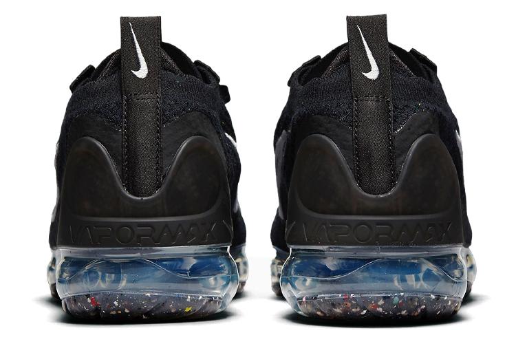 Кроссовки женские Nike Air VaporMax 2021 Flyknit черные с краплениями, 36.5 EU