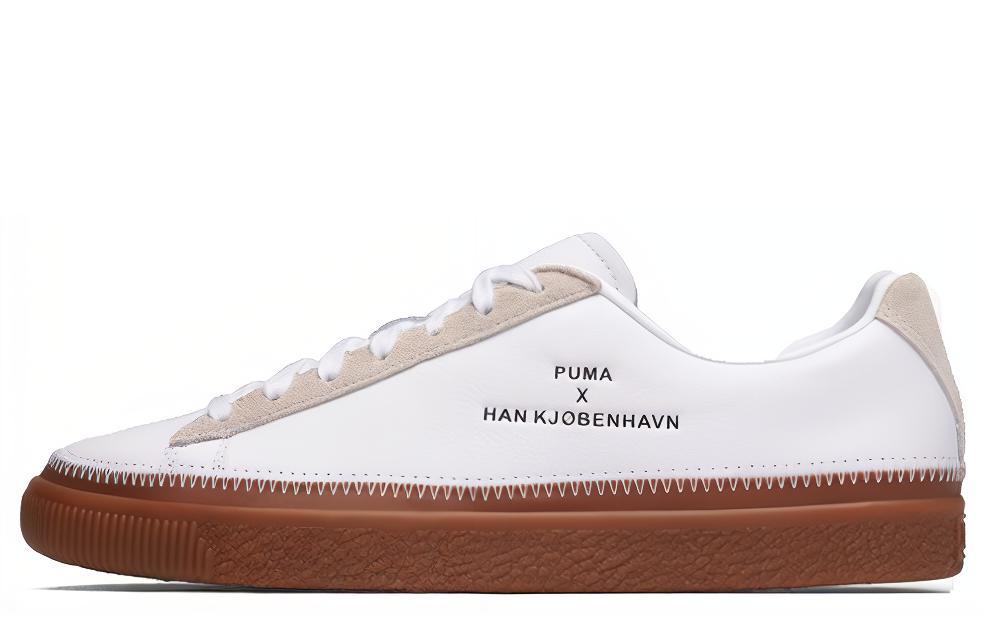 Кеды унисекс PUMA X Han Kjobenhavn Clyde Stitched белые, 44 EU